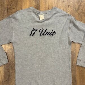 vintage G-Unit thermal waffle knit shirt